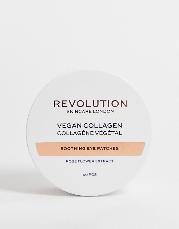 Revolution Skincare Rose Gold Vegan Collagen Soothing Undereye Patches-no Color