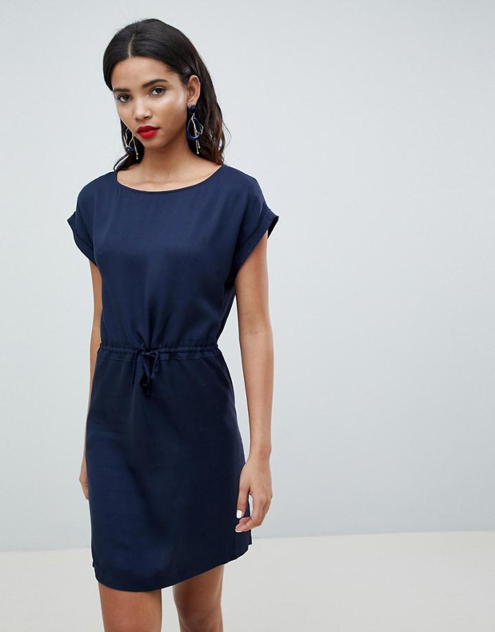Esprit Woven Tunic Dress - Navy