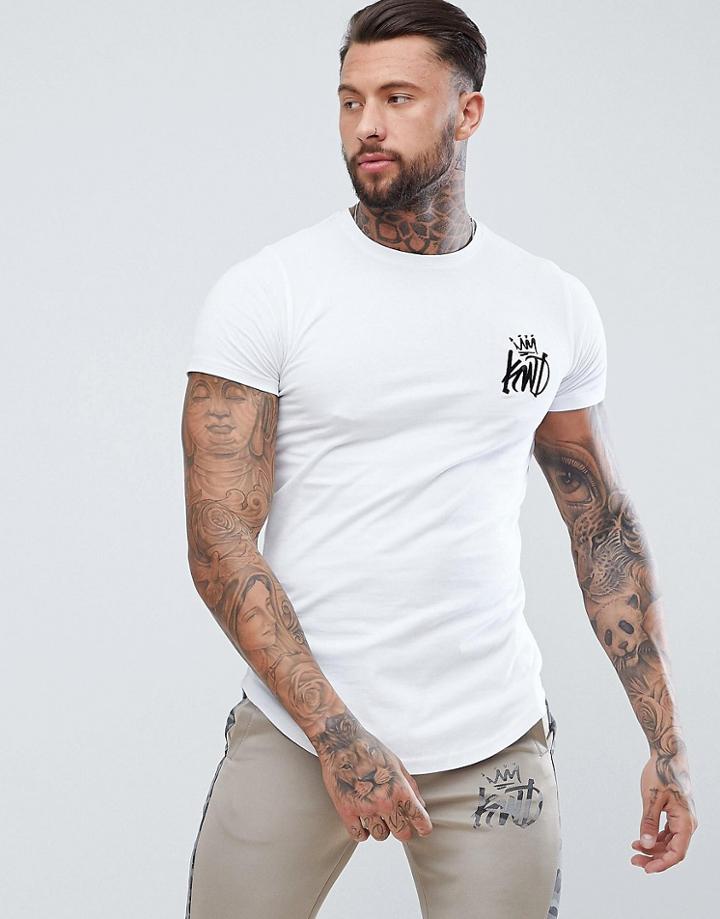 Kings Will Dream Muscle Logo T-shirt In White - White