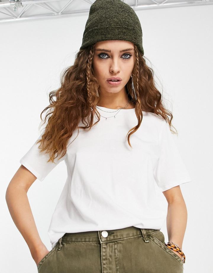 Only Crew Neck T-shirt In White
