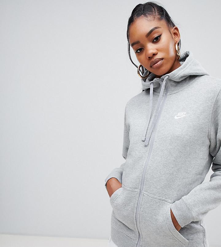 Nike Gray Club Pullover Hoodie