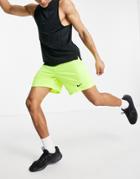 Nike Soccer Park Shorts In Volt-green