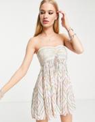 Free People Elowen Geo Print Romper In Multi