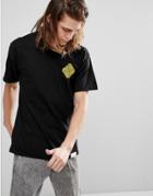 Diamond Supply Formula T-shirt With Back Print In Black - Black