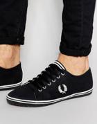 Fred Perry Kingston Twill Sneakers - Black