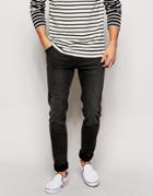 Weekday Jeans Form Super Stretch Skinny Fit Gray Moon - Gray Moon