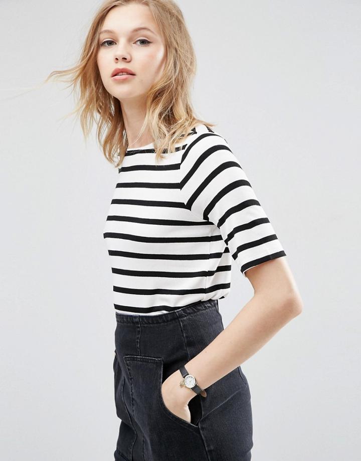 Asos T-shirt In Stripe - Multi