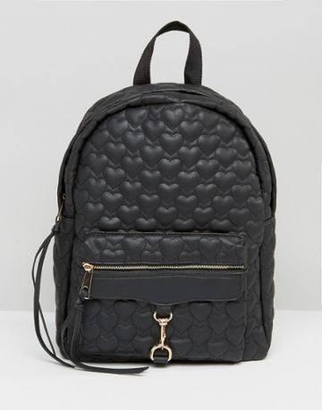 Yoki Quilted Backpack - Black