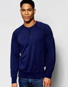 Franklin And Marshall Crew Neck Sweatshirt - Original Blue