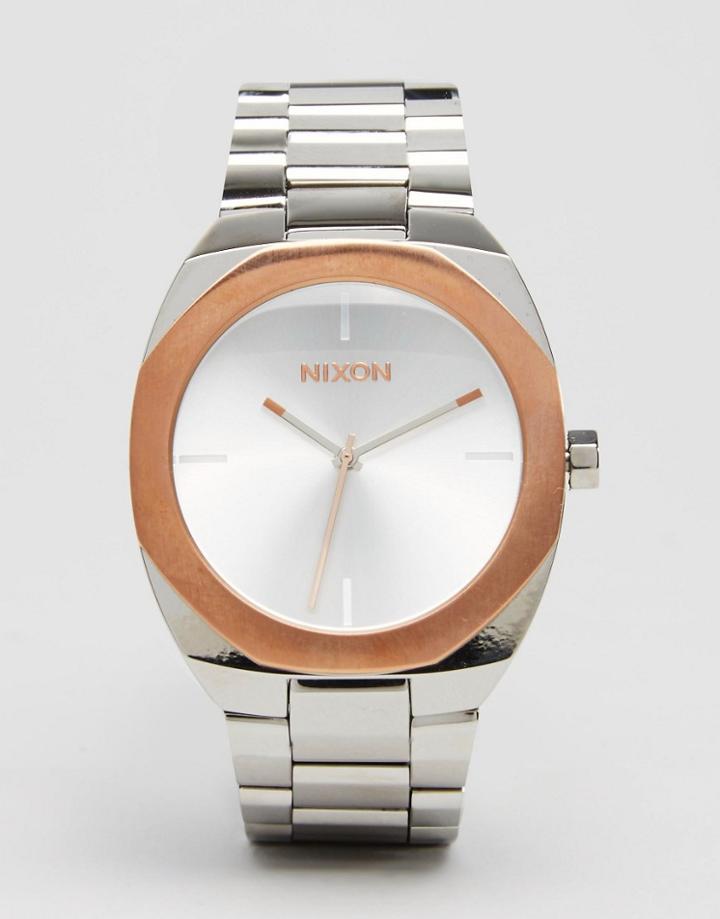 Nixon Silver Catalyst Bracelet Watch A918-2309 - Silver