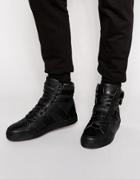 Criminal Damage Tower Hi-top Sneakers - Black