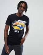 Antony Morato T-shirt In Navy With Lips Print