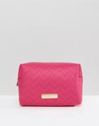 Carvela Ryley Rectangle Cosmetic Bag - Pink