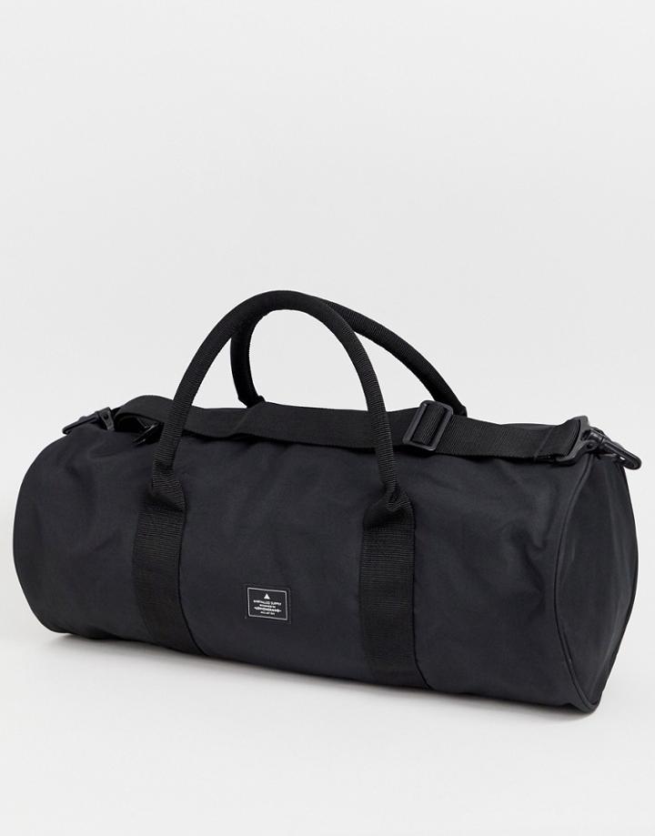 Asos Design Barrel Bag In Black