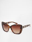 Versace Cat Eye Sunglasses - Tort