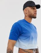 Another Influence Tie Dye Cropped T-shirt - Blue
