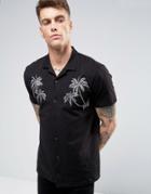 Brooklyn Supply Co Oriental Embroidery Shirt - Black