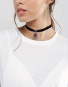 Pieces Maggie Choker And Layering Chain Necklace - Silver