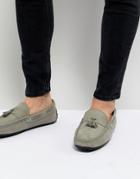 Kurt Geiger London Matthew Nubuck Loafers In Gray - Gray