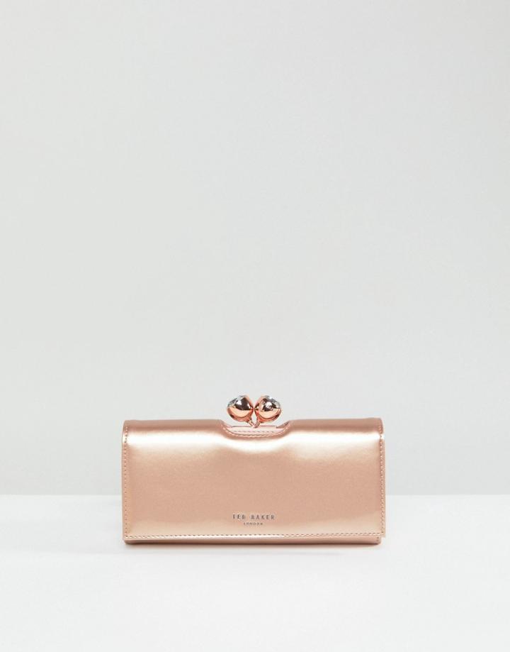 Ted Baker Twisted Bobble Patent Matinee Purse - Green