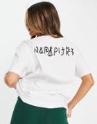 Napapijri Yoik Back Print T-shirt In White