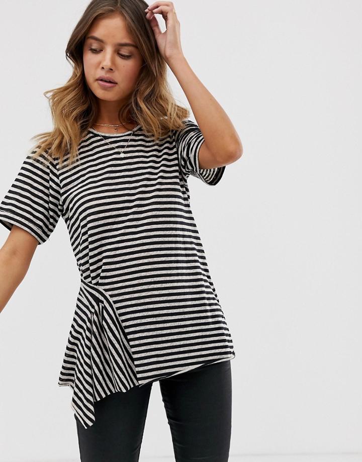 Allsaints Robi Stripe Tee - Multi