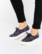 Keds Liberty Confetti Print Platform Sneakers - Multi