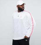 Puma Plus Long Sleeve Tape Soccer Top In White Exclusive To Asos - White