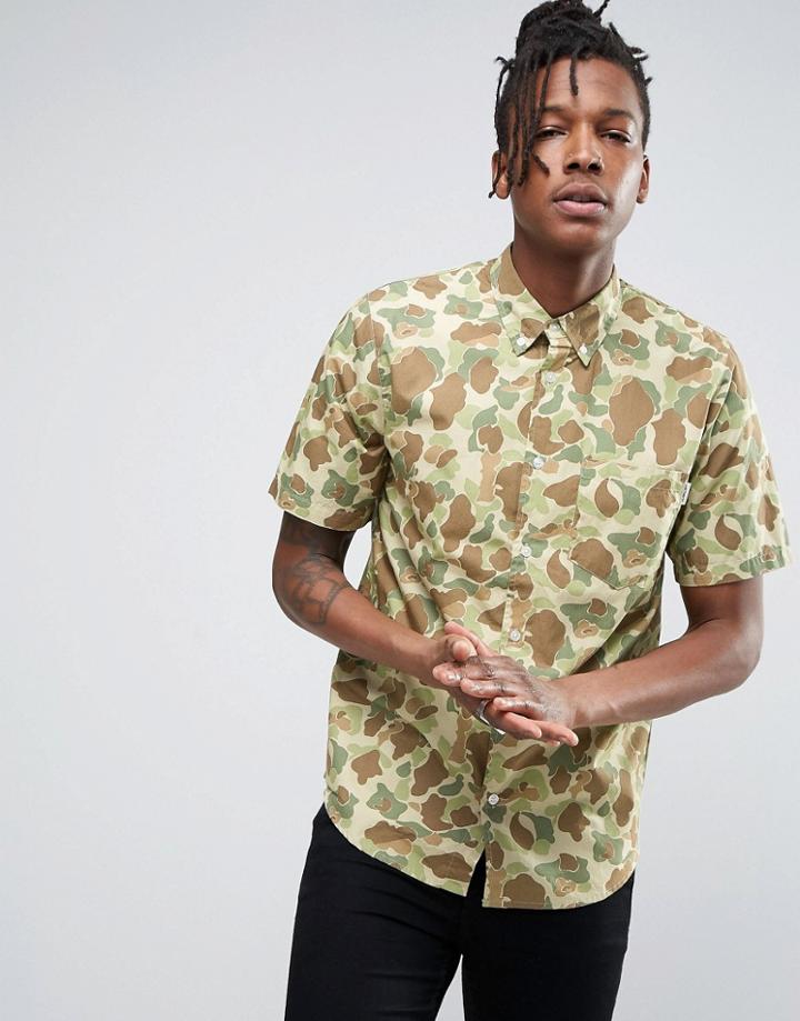 Carhartt Wip Short Sleeve Camo Shirt - Multi