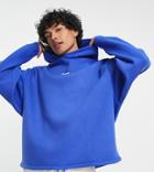 Collusion Hoodie With Elasticated Hem Detail In Blue