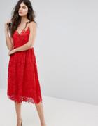 Y.a.s Selvia Lace Dress - Red