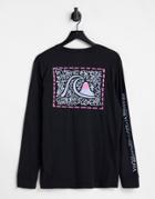 Quiksilver Electric Feels Long Sleeve T-shirt In Black