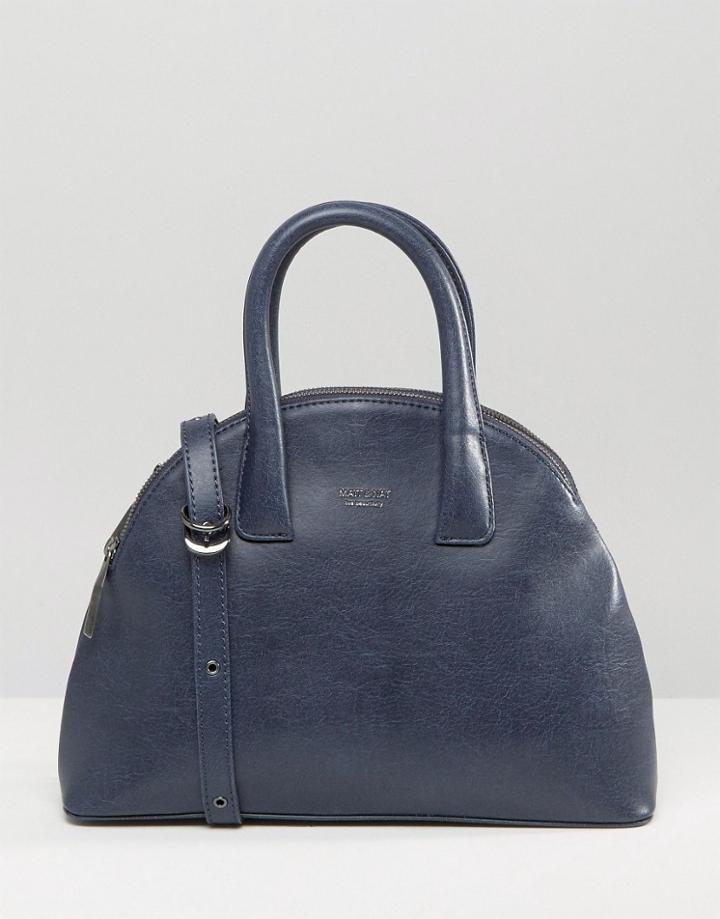 Matt & Nat Mini Round Tote Bag - Blue