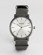 Nixon A1059 Porter Canvas Watch In Green - Green