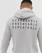 Reebok Crossfit Logo Hoodie In Gray