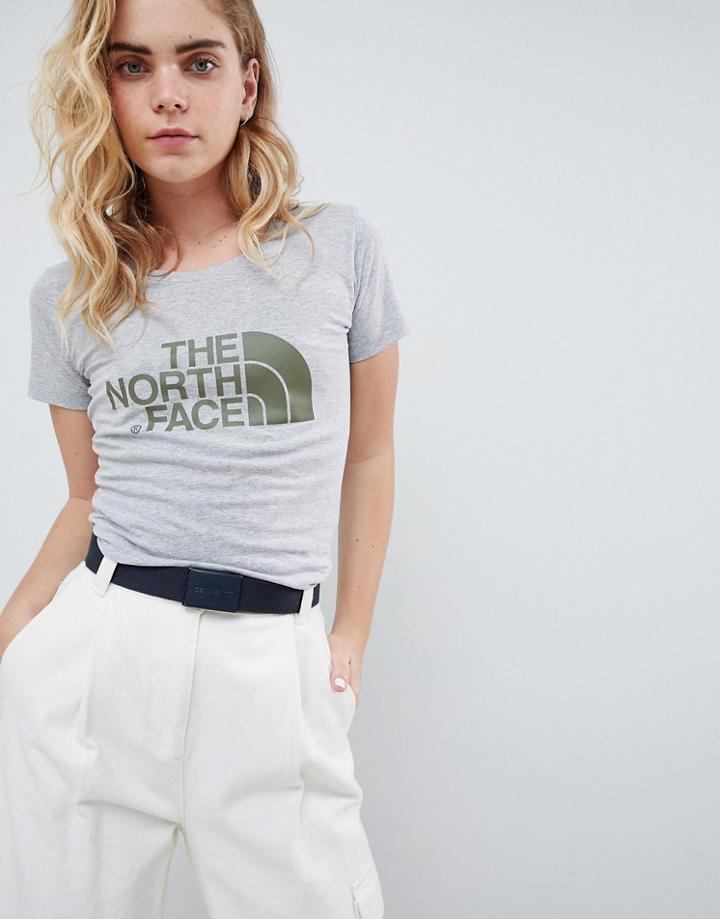 The North Face Women's Easy T-shirt In Gray - Gray