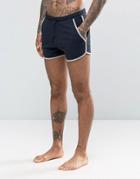 Asos Loungewear Jersey Runner Shorts In Super Short Length