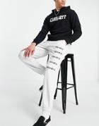 Carhartt Wip Orbit Sweat Pants In Gray