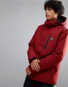 Billabong All Day Snow Jacket In Red - Red