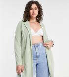 Yours Blazer In Sage-green