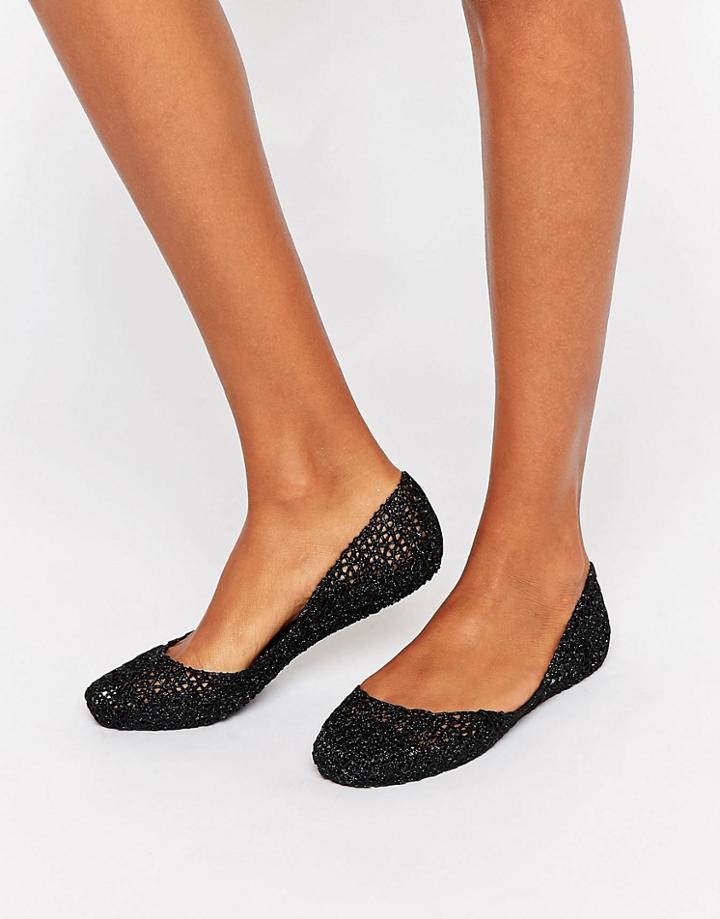 Melissa Caged Upper Ballerina - Black
