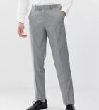 Asos Design Tall Slim Smart Pants In Gray