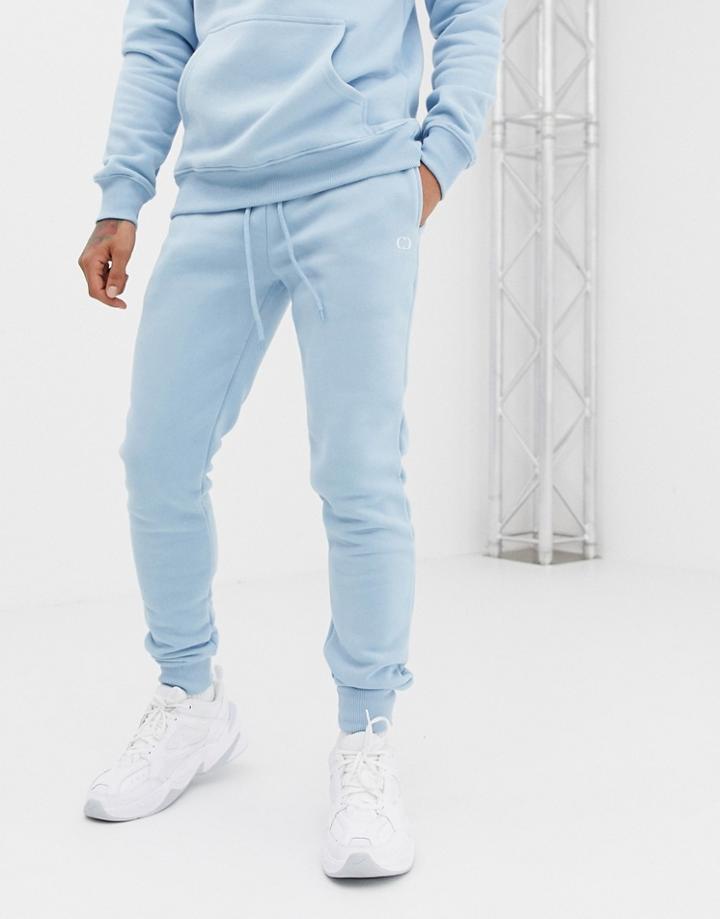 Criminal Damage Skinny Jogger In Blue - Blue