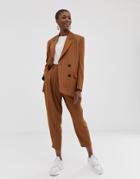 Asos Design Pinstripe Tapered Suit Pants - Multi