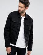 Only & Sons Denim Jacket With Stretch - Black