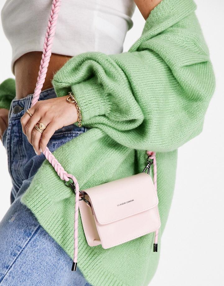 Claudia Canova Mini Crossbody Bag In Pink