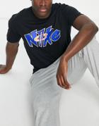Nike Basketball Lil Penny Hbr Logo T-shirt In Black