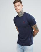 Brave Soul T-shirt With Embriodered Chilli Logo - Navy