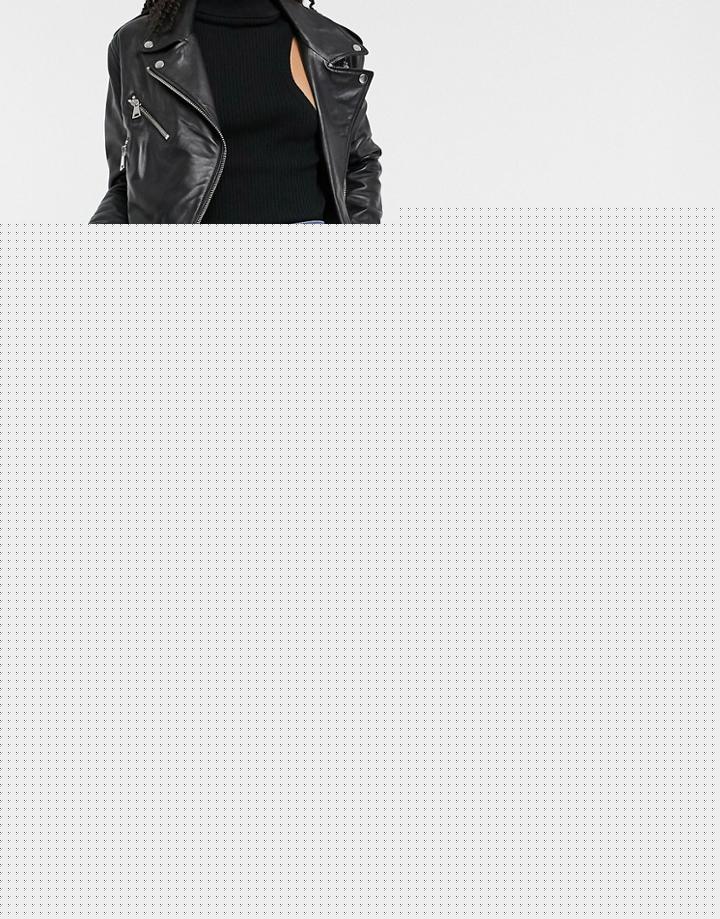 Topshop Jamie Skinny Jeans With Jagged Raw Hem In Black