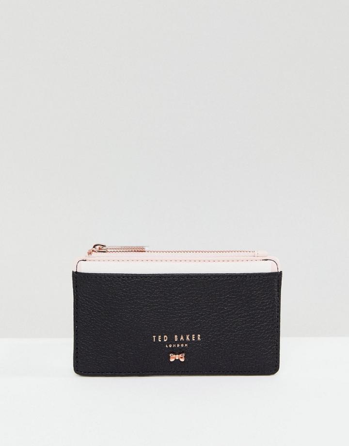 Ted Baker Zipped Card Holder - Black